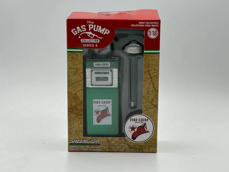 1:18 Fire Chief Gasoline -- *Chase* Gas/Petrol Pump -- Series 8 -- Greenlight 1