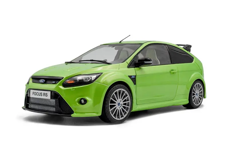 1:18 Ford Focus Rs Mk2 Pack Rs Plus 2009 -- Ultimate Green Metallic -- Solido 1