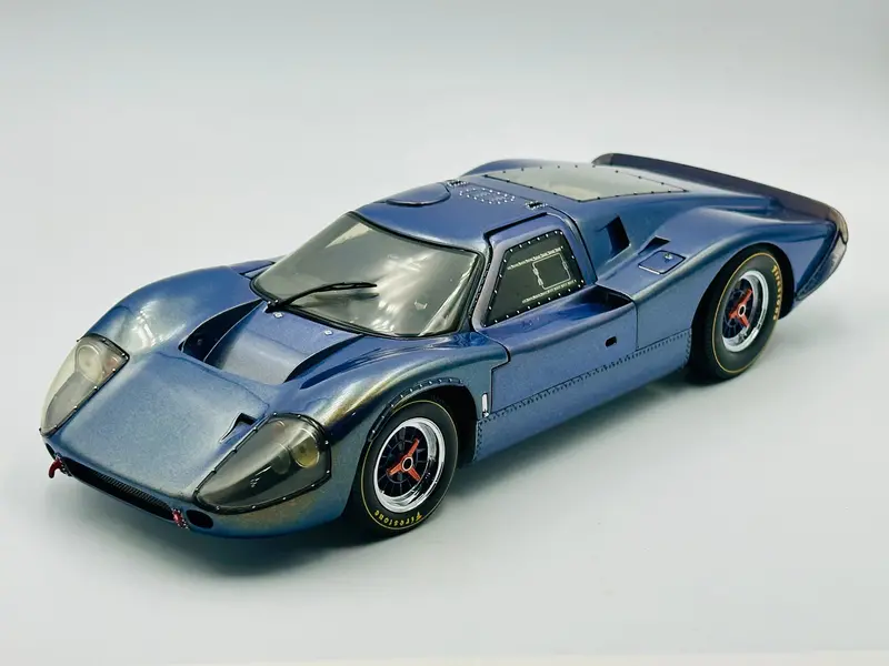 1:18 Ford Gt40 Mk Iv -- Pearlescent Purple -- Catalunya Splash -- Exoto 1