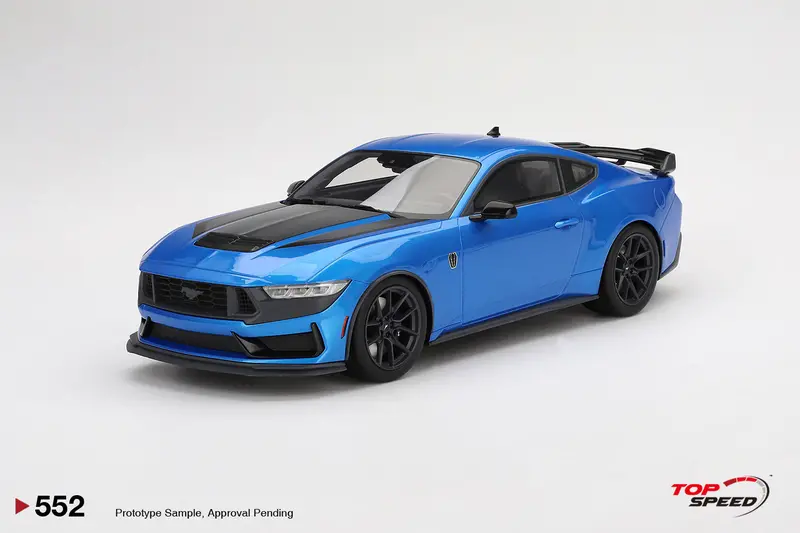 1:18 Ford Mustang Dark Horse 2024 -- Grabber Blue -- Topspeed Model Ts0552 1