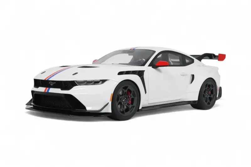 1:18 Ford Mustang Gtd Spirit Of America -- Performance White -- Gt Spirit 1