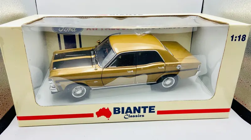 1:18 Ford Xw Falcon Gtho Phase 2 -- Grecian Gold -- Biante 1