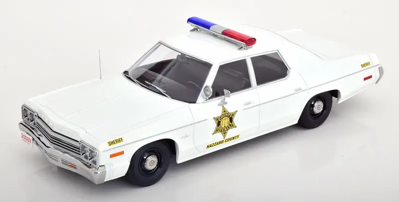 1:18 Hazzard County Police -- 1974 Dodge Monaco -- Dukes Of Hazzard -- Kk-Scale 1