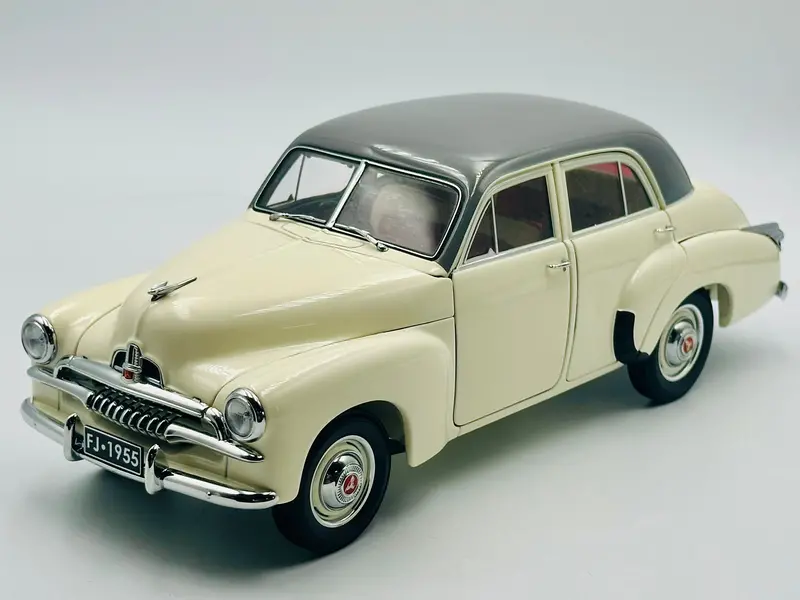 1:18 Holden Fj Sedan -- Convoy Grey/Polar White -- Biante/Autoart 1