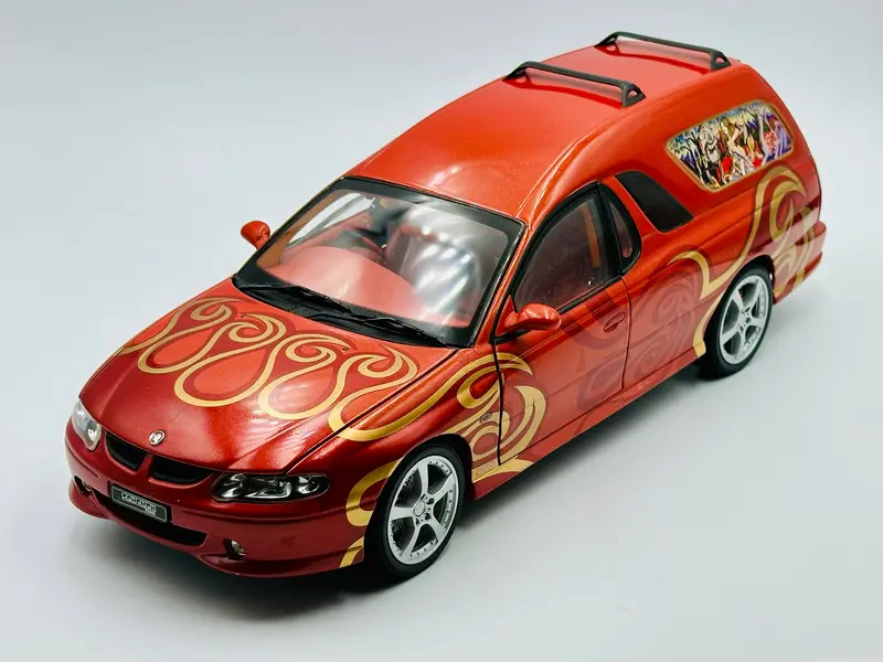 1:18 Holden Sandman Concept Vehicle -- Dark Red W/Flames -- Classic Carlectables 1