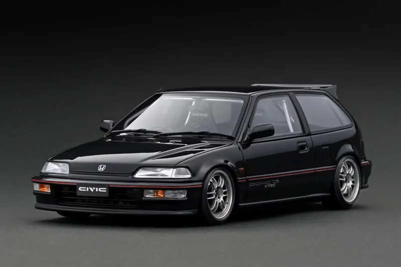 1:18 Honda Civic (Ef9) Sir -- Black -- Ignition Model Ig3125 1