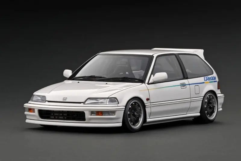 1:18 Honda Civic (Ef9) Sir -- White -- Ignition Model Ig3122 1