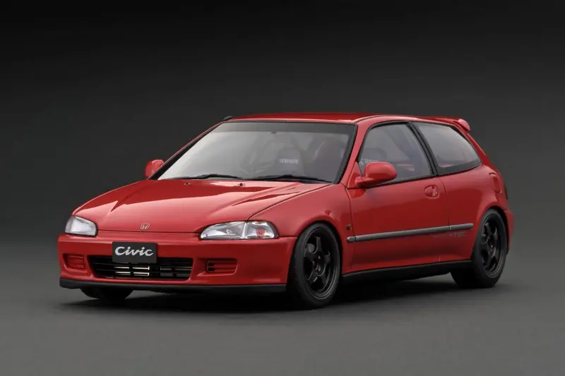 1:18 Honda Civic (Eg6) -- Red -- Ignition Model Ig3045 1