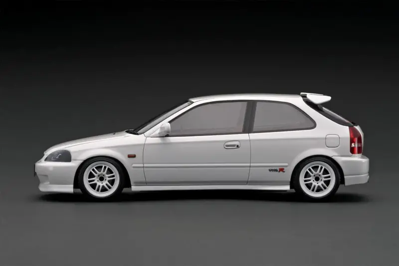 1:18 Honda Civic (Ek9) Type R -- White -- Ignition Model Ig2673 2