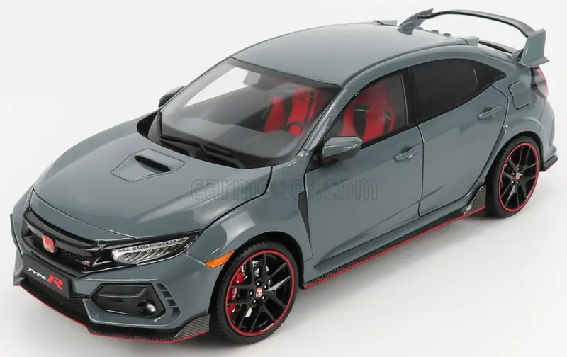 1:18 Honda Civic Type R (Fk8) 2020 -- Grey -- Lcd Models 1
