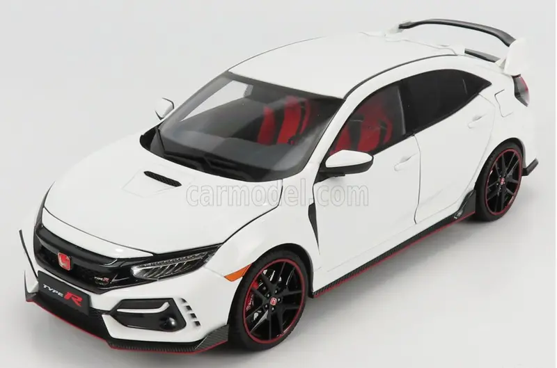 1:18 Honda Civic Type R (Fk8) 2020 -- White -- Lcd Models 1