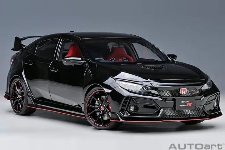 1:18 Honda Civic Type R (Fk8) 2021 -- Crystal Black Pearl -- Autoart 1