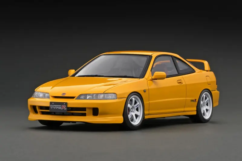 1:18 Honda Integra (Dc2) Type R -- Yellow -- Ignition Model Ig3058 1