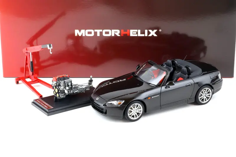 1:18 Honda S2000 (Ap2) -- Berlina Black -- Motorhelix 1