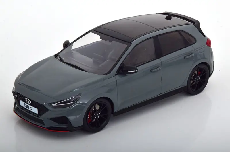 1:18 Hyundai I30n -- Grey -- Model Car Group (Mcg) 1