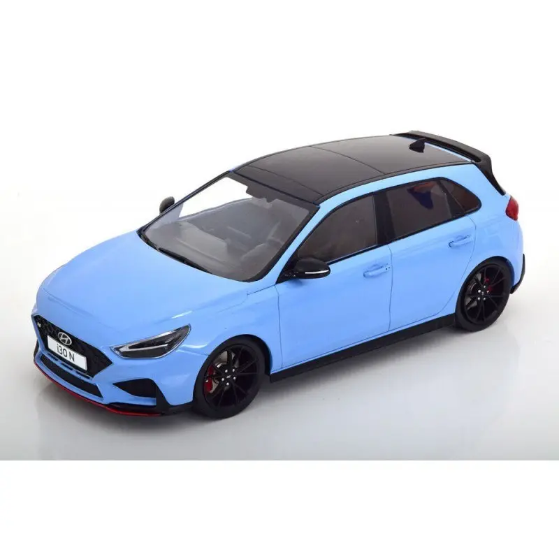 1:18 Hyundai I30n -- Light Blue -- Model Car Group (Mcg) 1