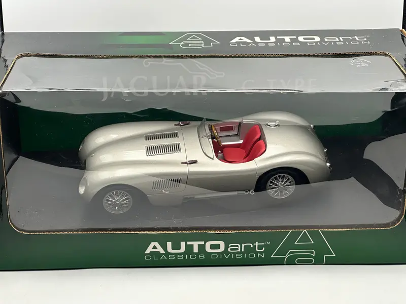 1:18 Jaguar C-Type 1951 -- Silver -- Autoart 73501 1