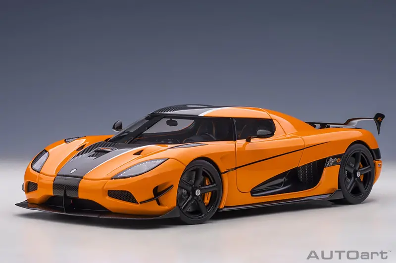1:18 Koenigsegg Agera Rs -- Cone Orange / Black Accents -- Autoart 79023 1