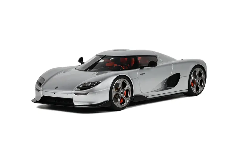 1:18 Koenigsegg Cc850 2022 -- Moon Silver -- Gt Spirit 1