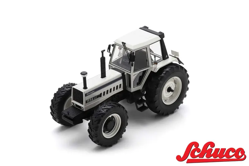1:18 Lamborghini 1556 Dt Tractor -- White/Black -- Schuco 1