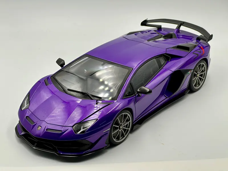 1:18 Lamborghini Aventador Svj -- Viola Pasifae (Pearl Purple) -- Autoart 79179 1