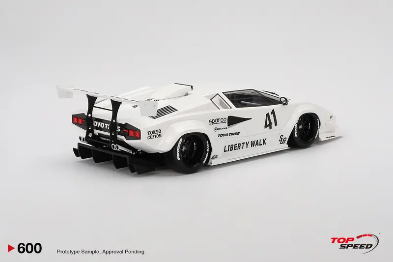 1:18 Lamborghini Countach Lb-Works - White -- 2024 Tokyo Auto Salon -- Topspeed 2