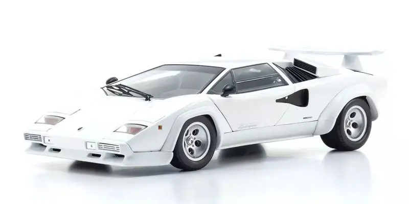 1:18 Lamborghini Countach Lp400s -- White -- Kyosho 08320Wfl 1
