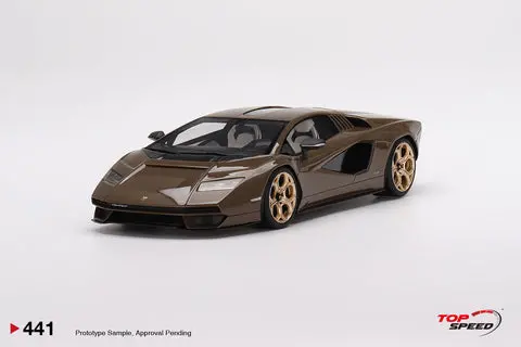 1:18 Lamborghini Countach Lp800-4 -- Dark Bronze -- Topspeed Model 1