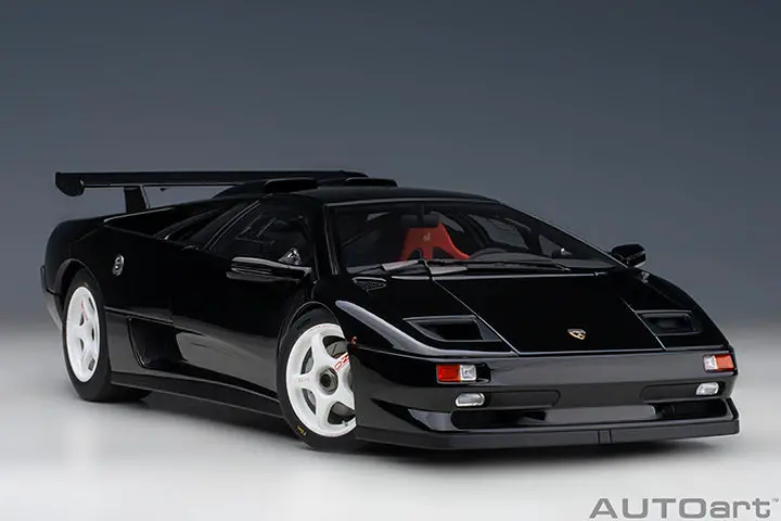 1:18 Lamborghini Diablo Svr 1996 -- Deep Black -- Autoart 79146 1