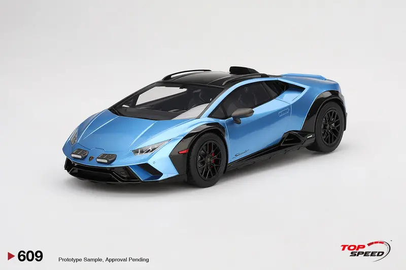 1:18 Lamborghini Huracán Sterrato -- Blu Aegir (Blue) -- Topspeed Model Ts0609 1