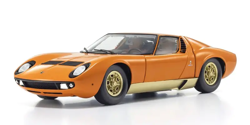1:18 Lamborghini Miura P400 -- Orange -- Kyosho 08314Pb 1