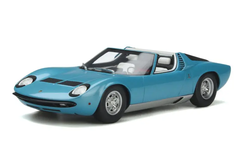 1:18 Lamborghini Miura P400 Roadster -- Azzurro Cielo (Blue) -- Gt Spirit 1
