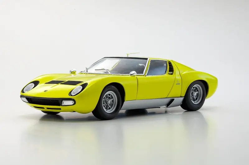1:18 Lamborghini Miura P400sv -- Yellow -- Kyosho 1