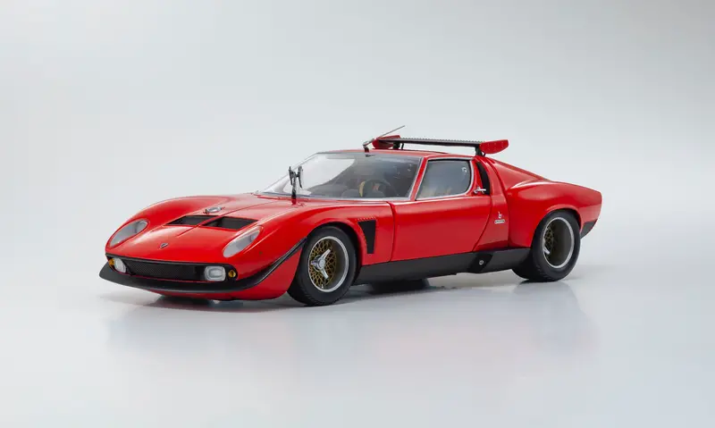 1:18 Lamborghini Miura Svr -- Red/Black -- Kyosho 1