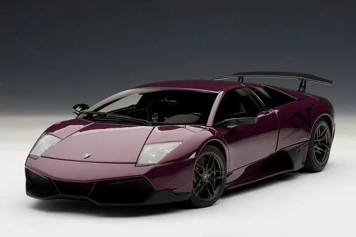 1:18 Lamborghini Murcielago Lp670-4 Sv - Viola Ophelia (Purple) -- Autoart 74628 1