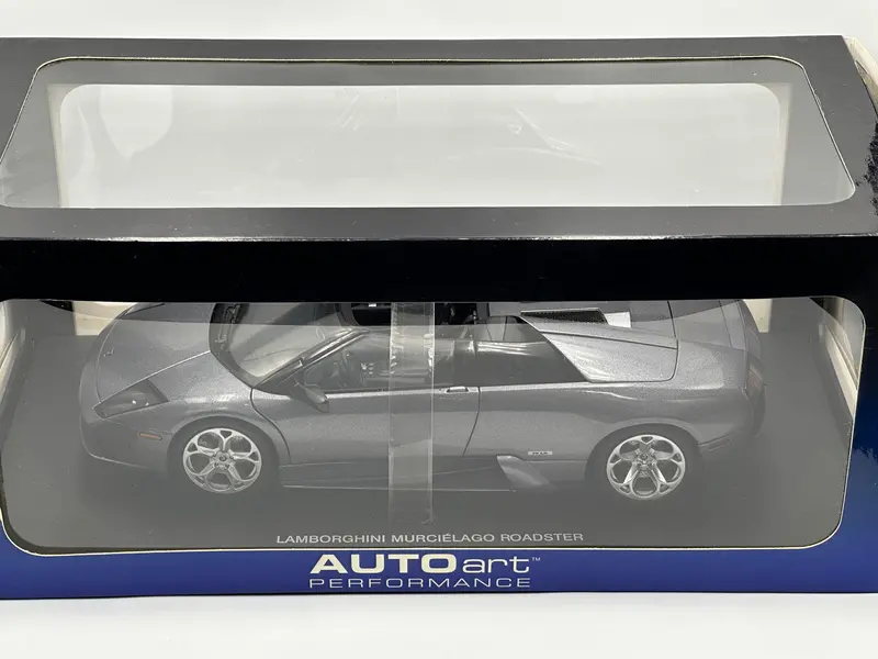 1:18 Lamborghini Murcielago Roadster -- Metal Dark Grey -- Autoart 74569 1