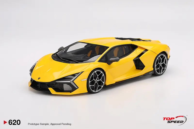 1:18 Lamborghini Revuelto -- Giallo (Yellow) -- Topspeed Model Ts0620 1