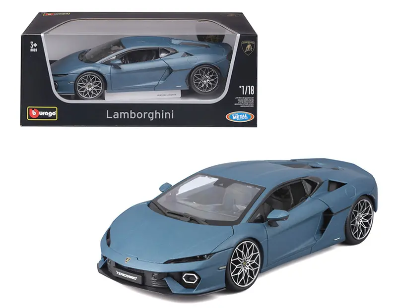 1:18 Lamborghini Temerario 2024 -- Matte Blue -- Bburago 18-11052 1