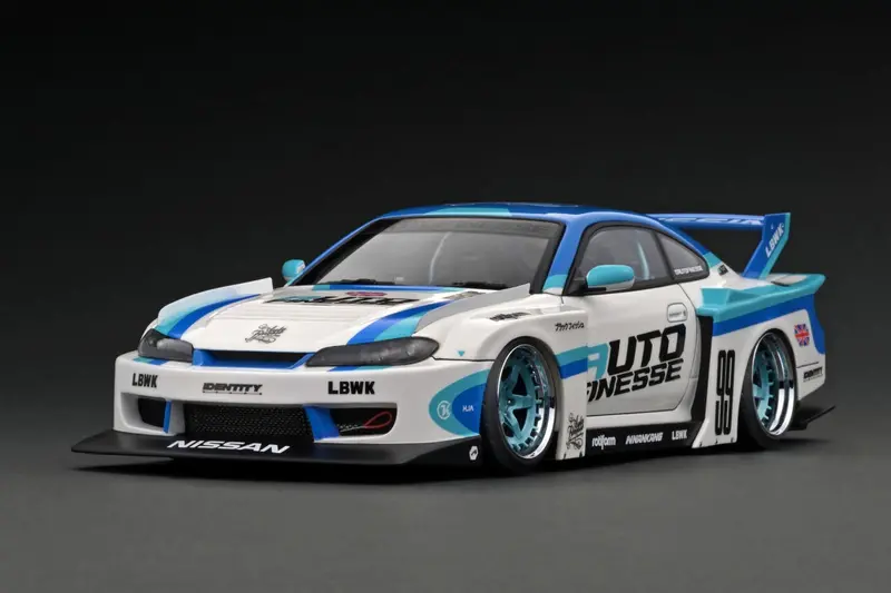 1:18 Lbwk Nissan S15 Silvia Silhouette - Liberty Walk Finesse -- Ignition Ig2922 1
