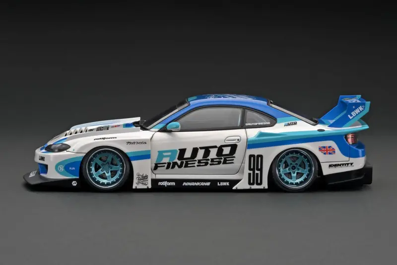 1:18 Lbwk Nissan S15 Silvia Silhouette - Liberty Walk Finesse -- Ignition Ig2922 2