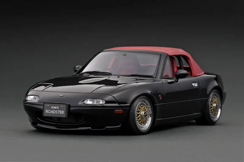 1:18 Mazda Eunos (Mx-5) Miata -- Black -- Ignition Model Ig3197 1