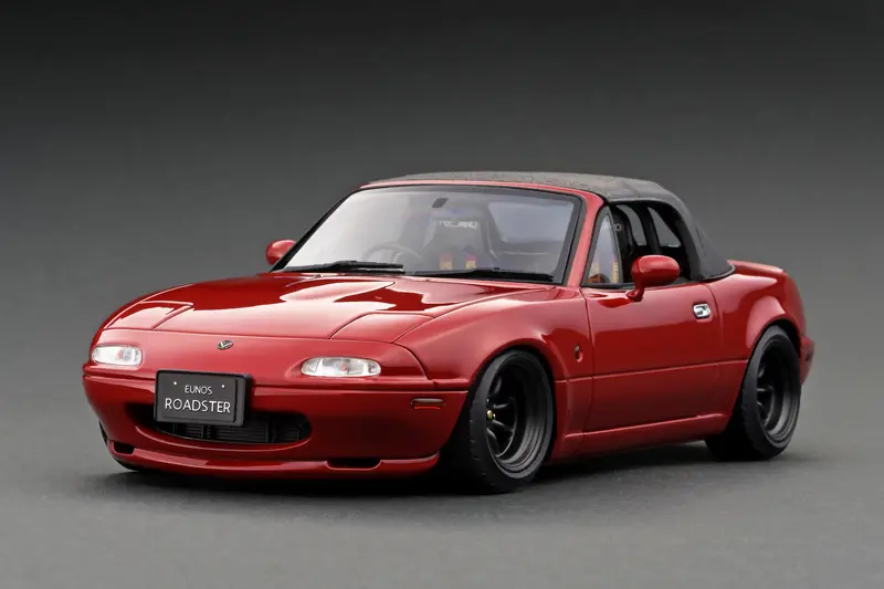 1:18 Mazda Eunos (Mx-5) Miata -- Red -- Ignition Model Ig3198 1