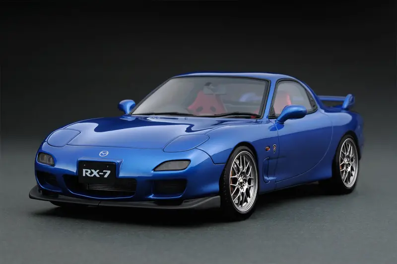 1:18 Mazda Rx-7 (Fd3s) Spirit R Type A -- Blue Metallic -- Ignition Model Ig3607 1