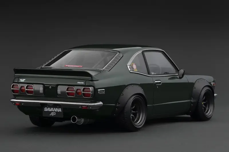 1:18 Mazda Rx3 Savanna (S124a) Semi Works -- Green -- Ignition Model Ig3729 2