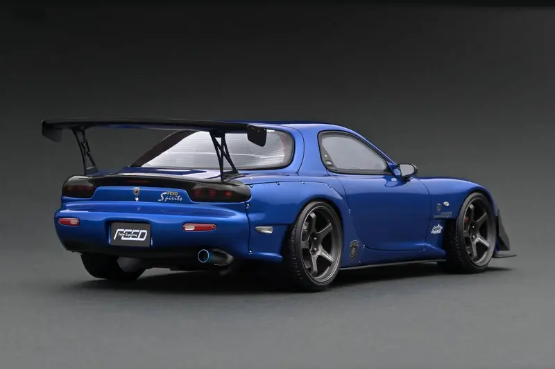 1:18 Mazda Rx7 (Fd3s) -- Blue Metallic -- Ignition Model Ig2045 2