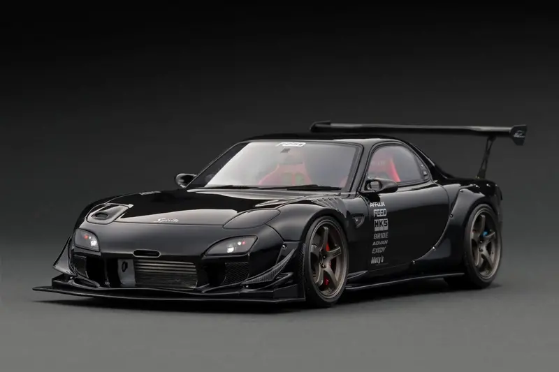 1:18 Mazda Rx7 Feed Afflux Gt3 (Fd3s) -- Black -- Ignition Model Ig2967 1