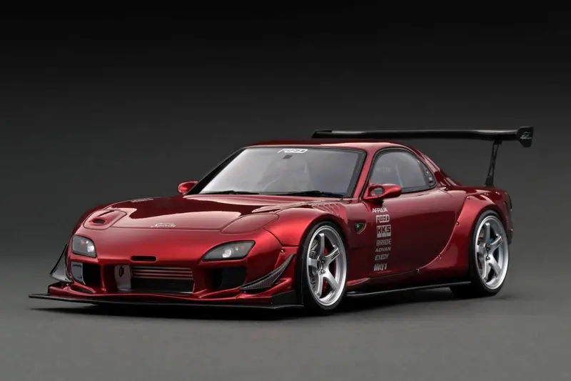 1:18 Mazda Rx7 Feed Afflux Gt3 (Fd3s) -- Red Metallic -- Ignition Model Ig2961 1