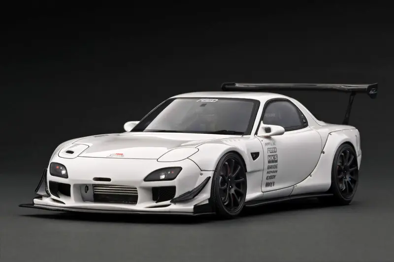 1:18 Mazda Rx7 Feed Afflux Gt3 (Fd3s) -- White -- Ignition Model Ig2966 1