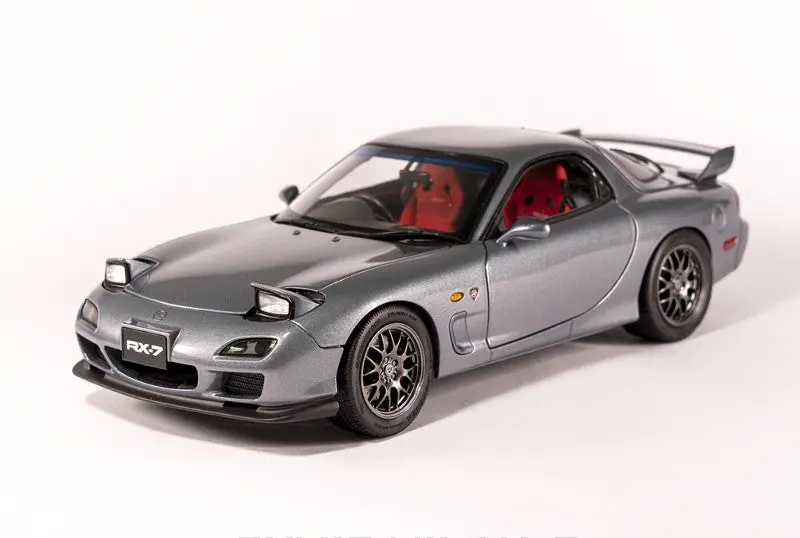 1:18 Mazda Rx7 Spirit R W/13B Engine Display -- Grey Metallic -- Polar Master 1