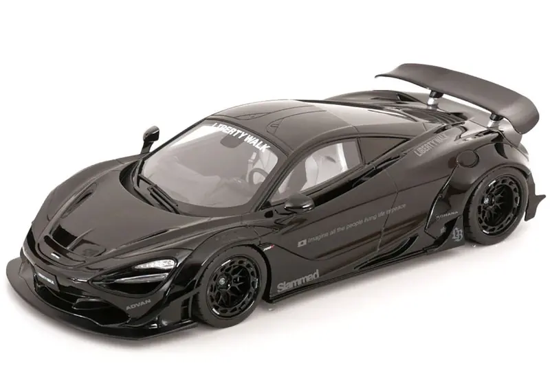 1:18 Mclaren 720S Lb-Works 2023 -- Black -- Gt Spirit 1